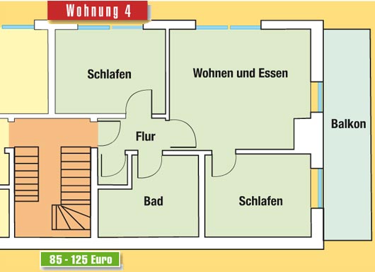 Grundriss Barkhausenstrasse Wohnung 1