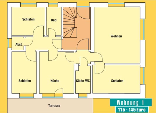 Grundriss Branddünenweg