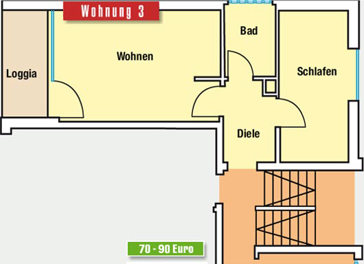 Grundriss Theodor-Storm-Straße Wohnung 3